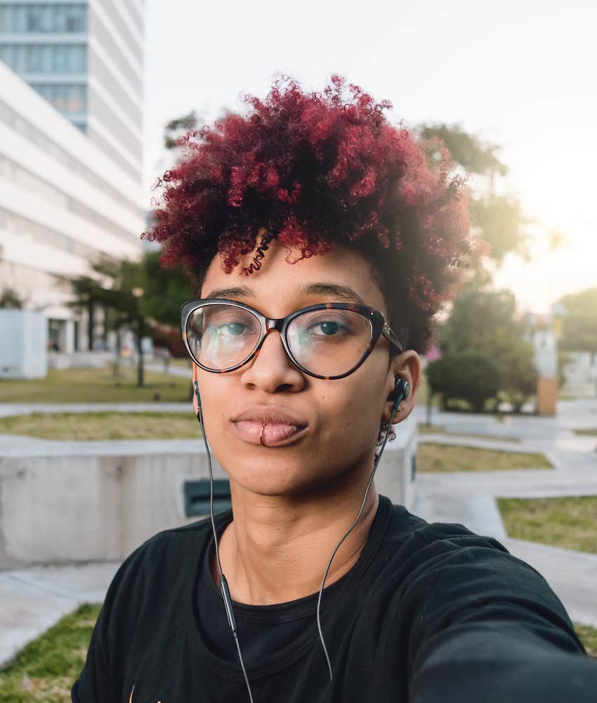 Woman looks bored but inspires innovation