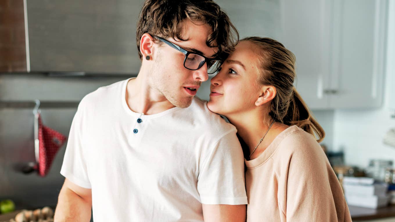 Adorably Weird Things Great Couples Do That Raise Eyebrows From Others Great couple being adorably weird at home.