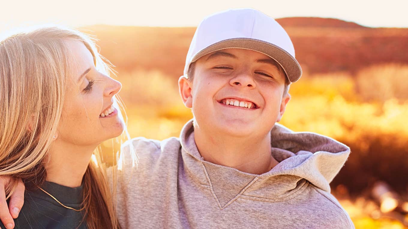 Habits of parents who help anxious teens feel safe and calm Mom and anxious teen connecting and feeling safe and calm