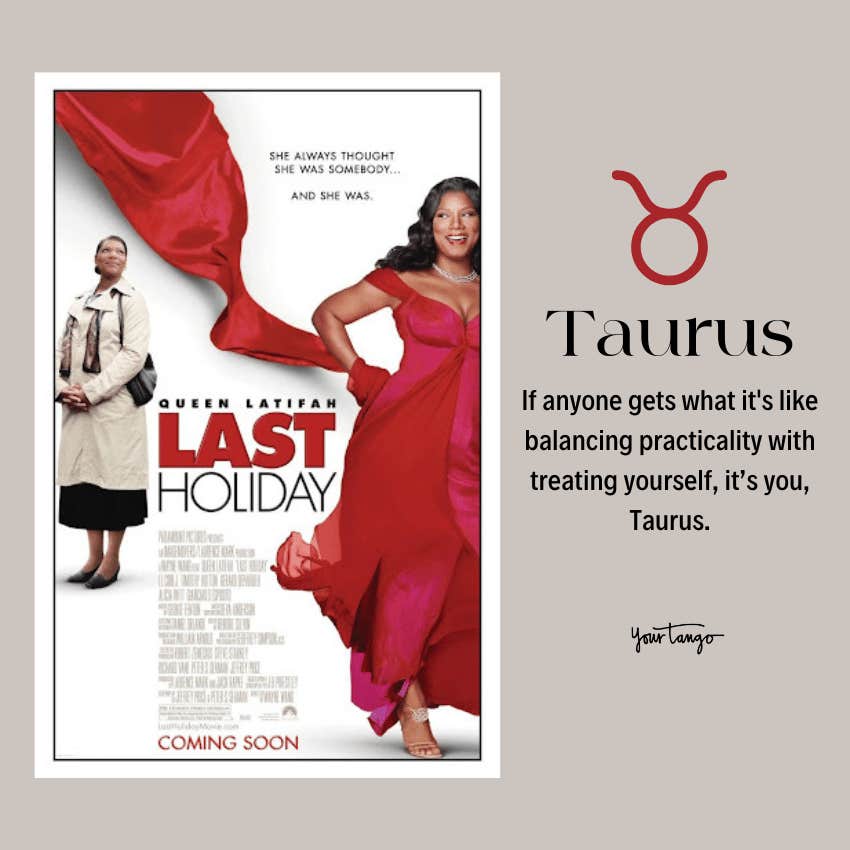 best holiday movie zodiac sign taurus last holiday