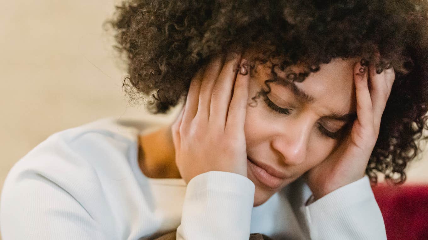 Emotions That Have The Power To Destroy A Rock-Solid Relationship Woman notices that her emotions are destroying a rock-solid relationship.