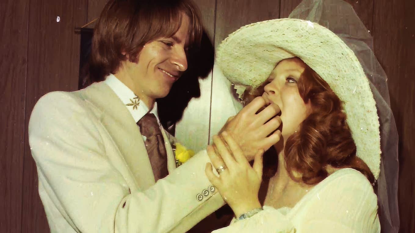 I Attribute The Success Of Our Fifty-Year Marriage To Skills Slowly Disappearing With Younger Generations Author and husband on the day they got married.