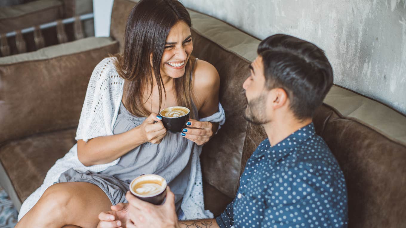 First-Date Topics That'll Immediately Tell You Whether There's A Connection Or Not Couple follows first-date topics to determine is there is a connection.