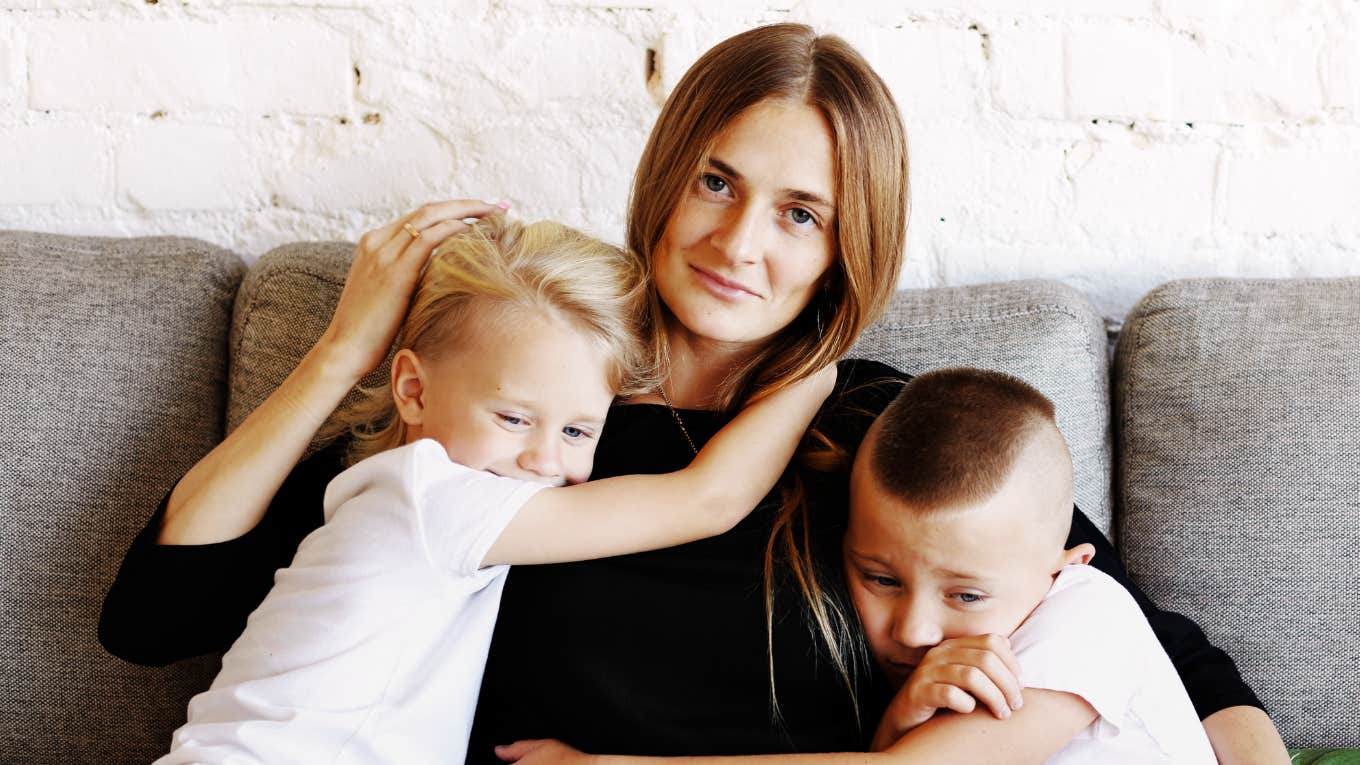 The Hardest Emotion To Parent Kids Through Mother parenting her children through their emotions.