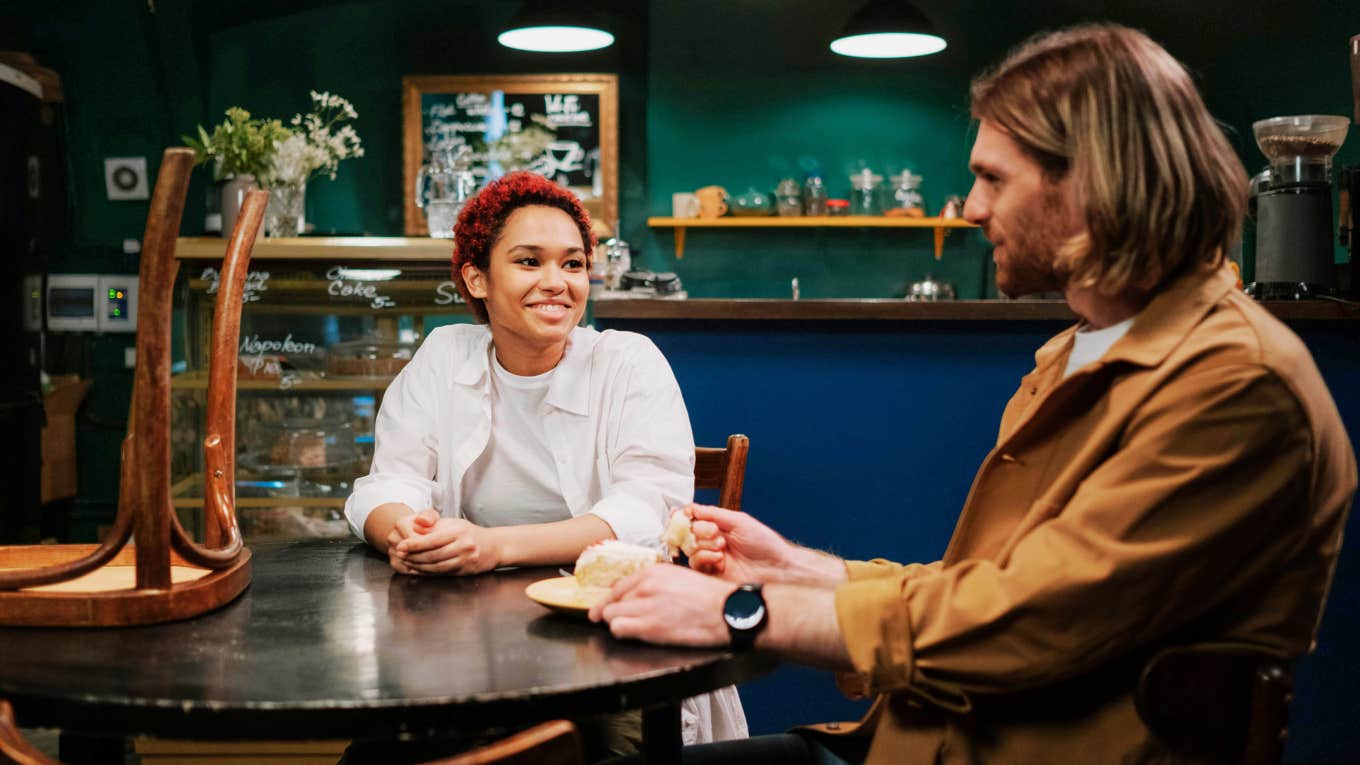Skills People With High Relationship IQ Have That Most People Find Difficult Couple in relationship, talking together.