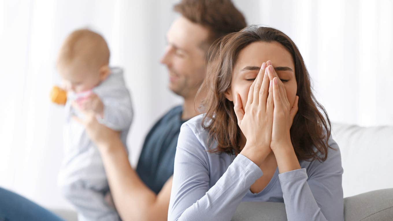 Got Kids? Stay Married. It's That's Simple. Woman realizes she needs to stay married because she has kids.