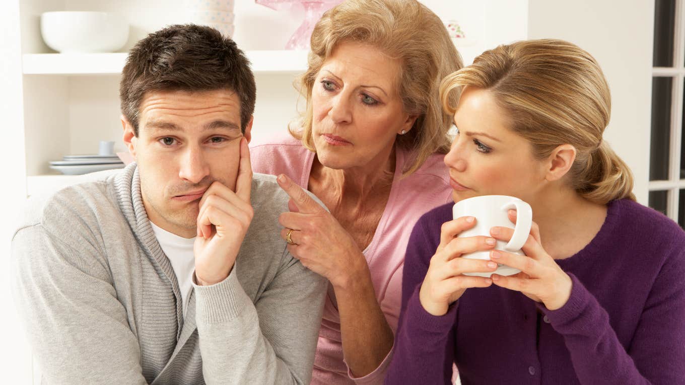 Man's Mother-In-Law Tells Him To Save His Money For Her Retirement Fund Mother-in-law telling man to save his money for her retirement