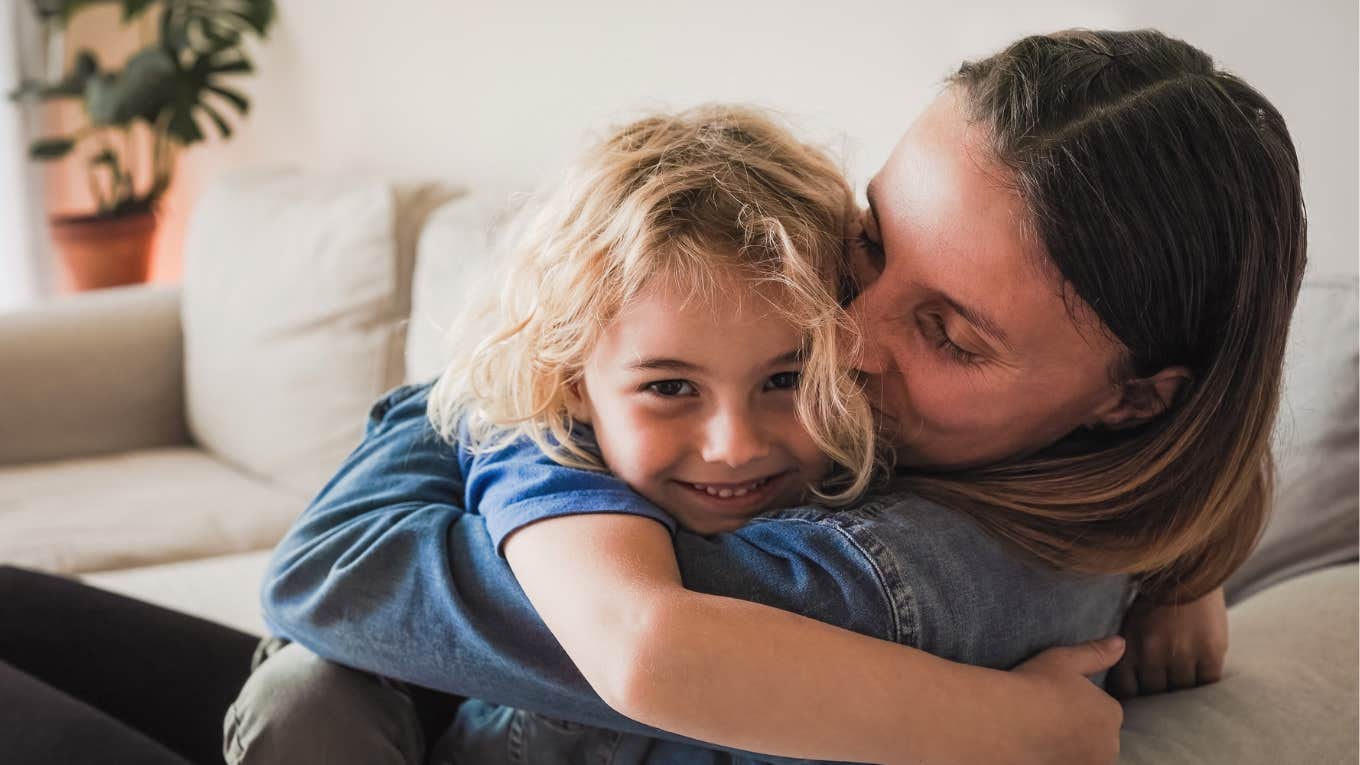 Couldn't be a good mom until extreme therapy Mom hugs child before going to extreme therapy