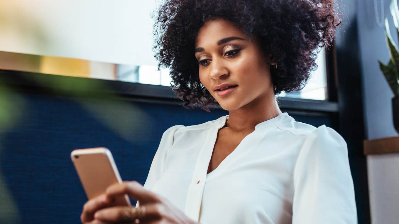 Odd Reasons An Ex Texts You Out Of The Blue (And The One That Means He Wants You Back) Woman realizes the reasons why her Ex is texting her.