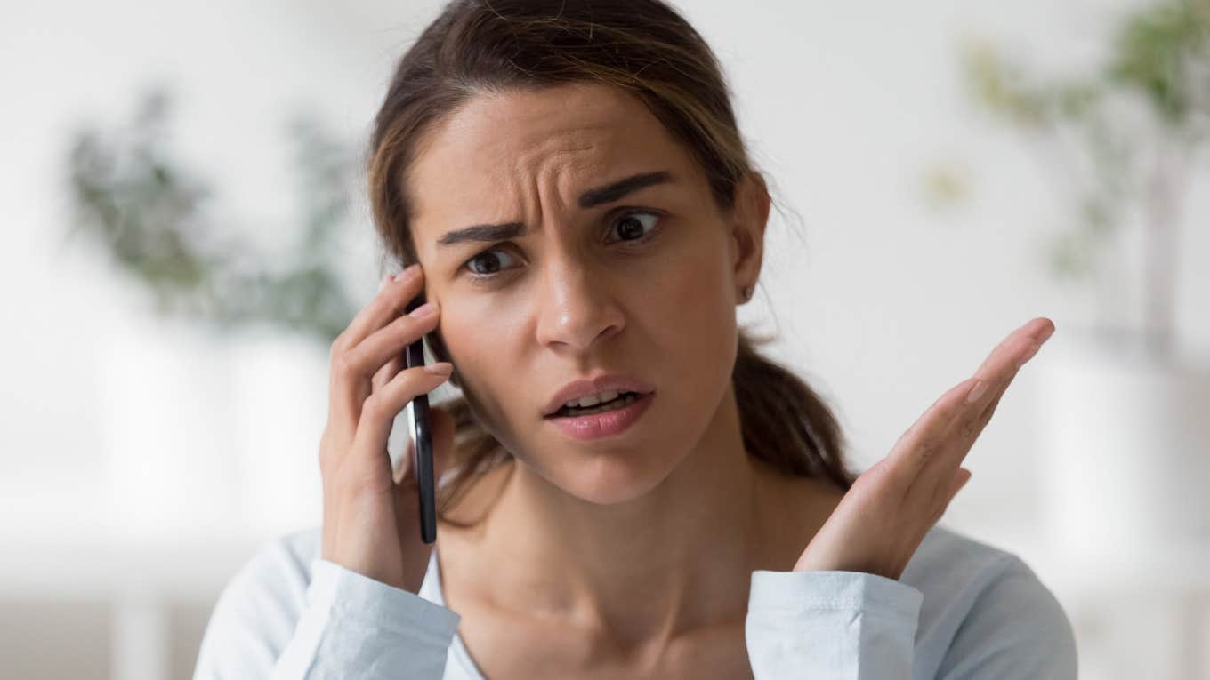 Phrases That Deeply Passive-Aggressive People Are Likely To Say To You Woman notices passive-aggressive people using phrases.