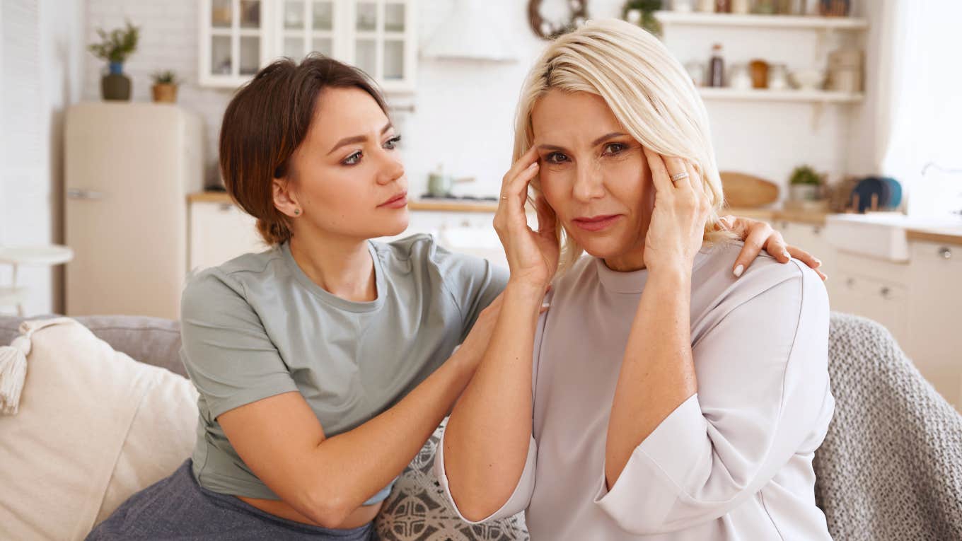 Adult Children Who Do These Things Are Actually Taking Their Parents For Granted young woman taking her older mother for granted