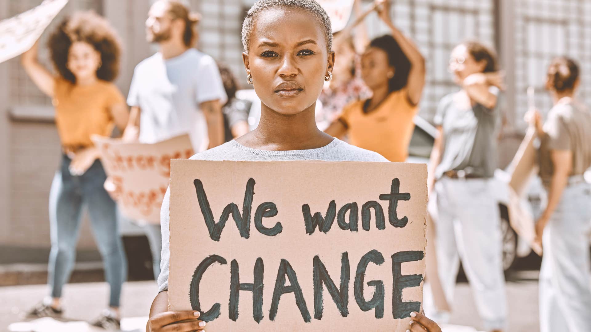Gen Z woman learned the importance of activism in childhood making her tougher than other generations