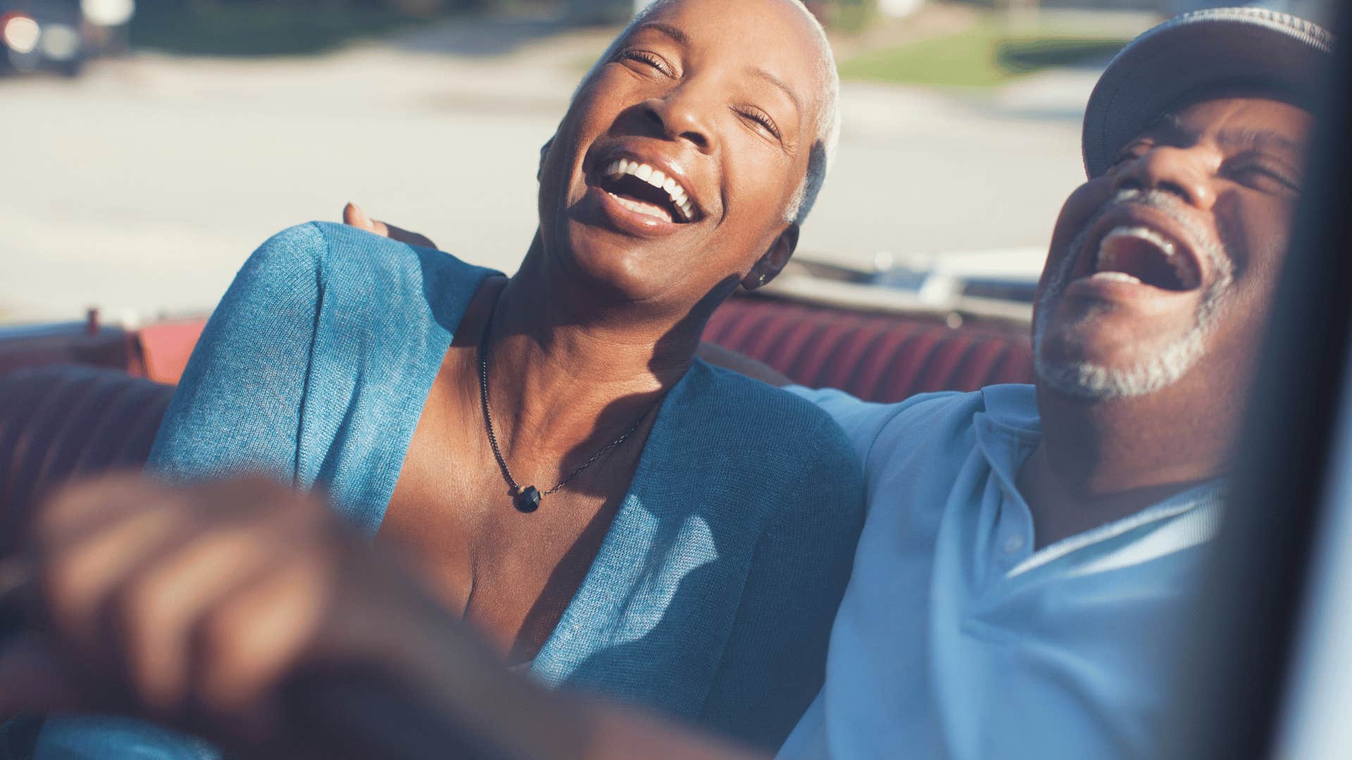 boomer couple delighted with owning a car