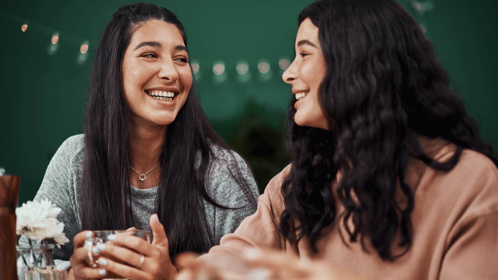 friends smiling