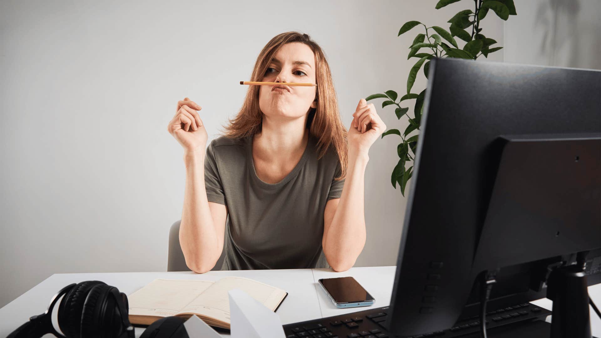 Gen Z woman who believes she needs to be motivated to get work done