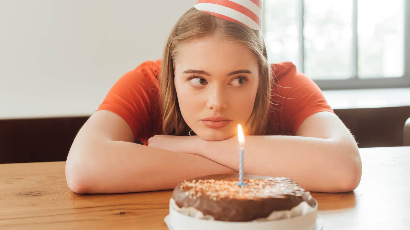 Woman realizing the biggest challenges she is destined to overcome thanks to her birth year
