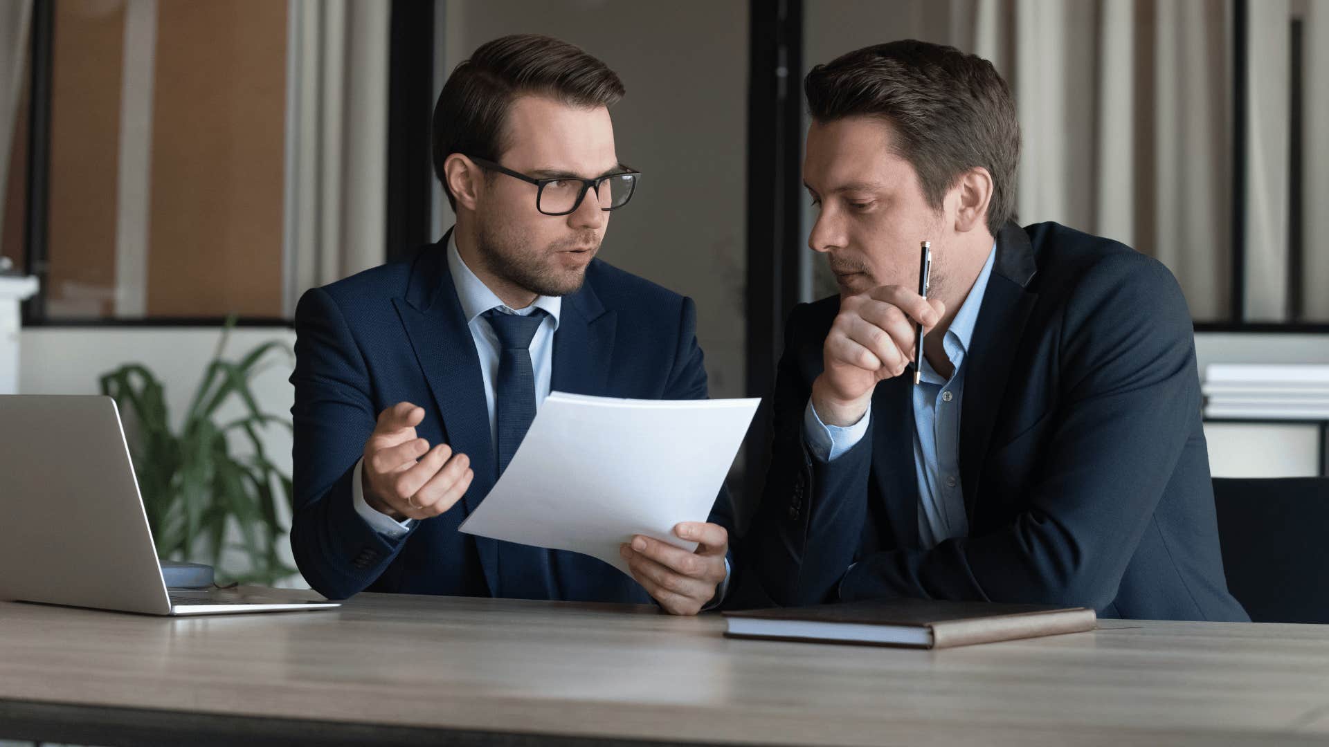 colleague taking over conversation at work