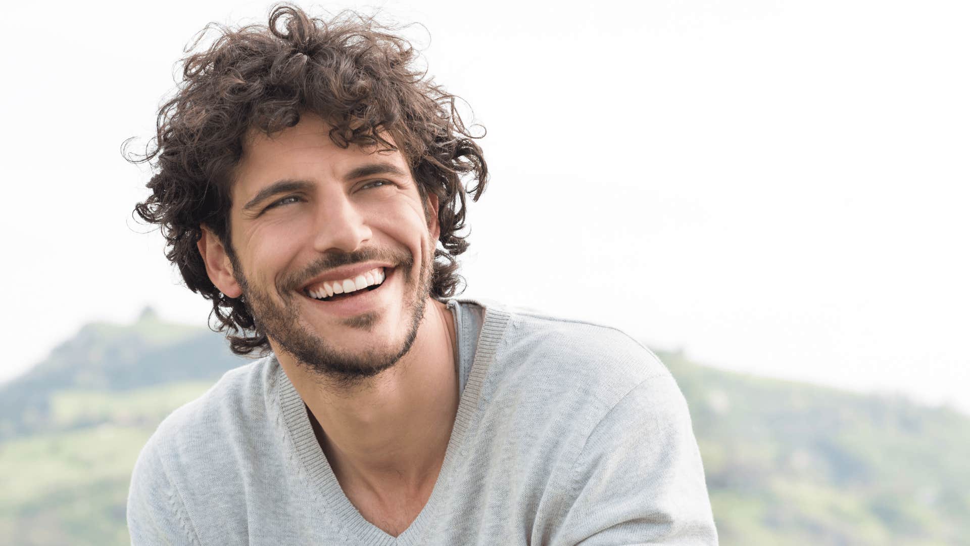 smiling man who is living his best life
