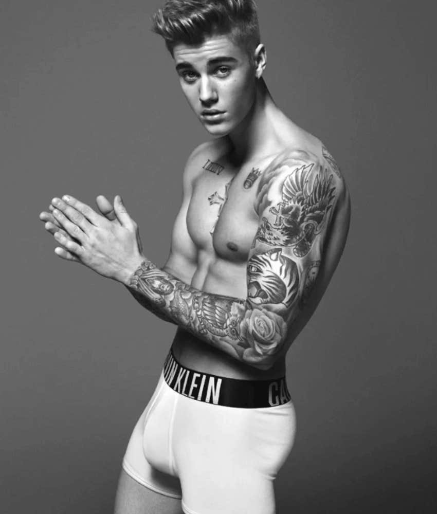 Justin Bieber celebrity men big penis