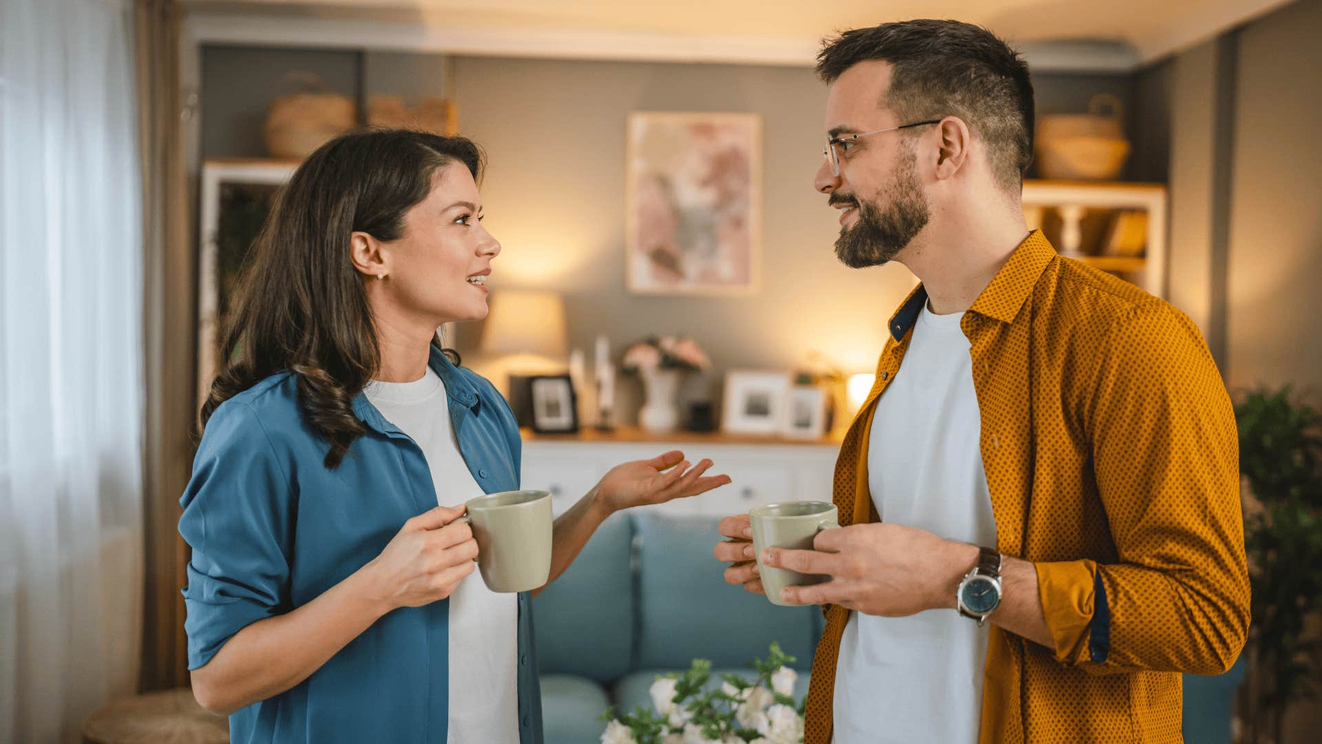 couple discussing non-negotiables as a marriage tip