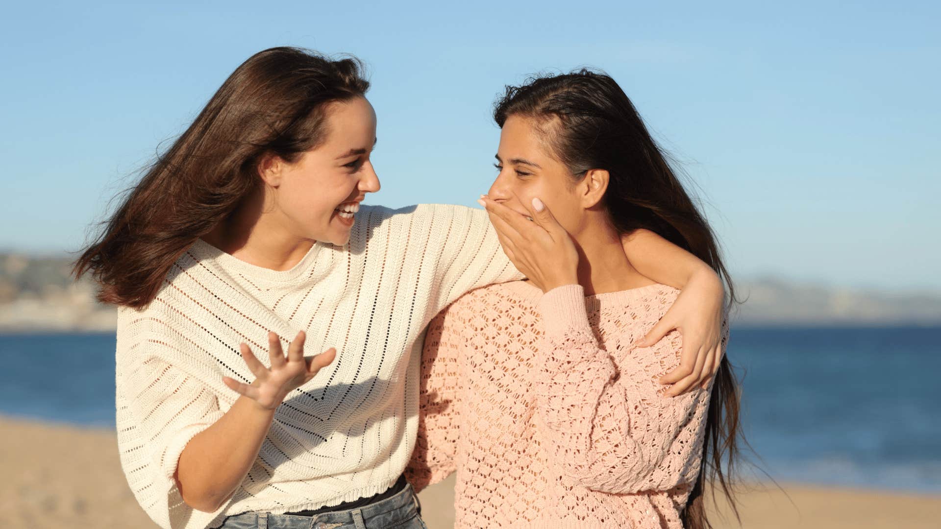 two young female best friends