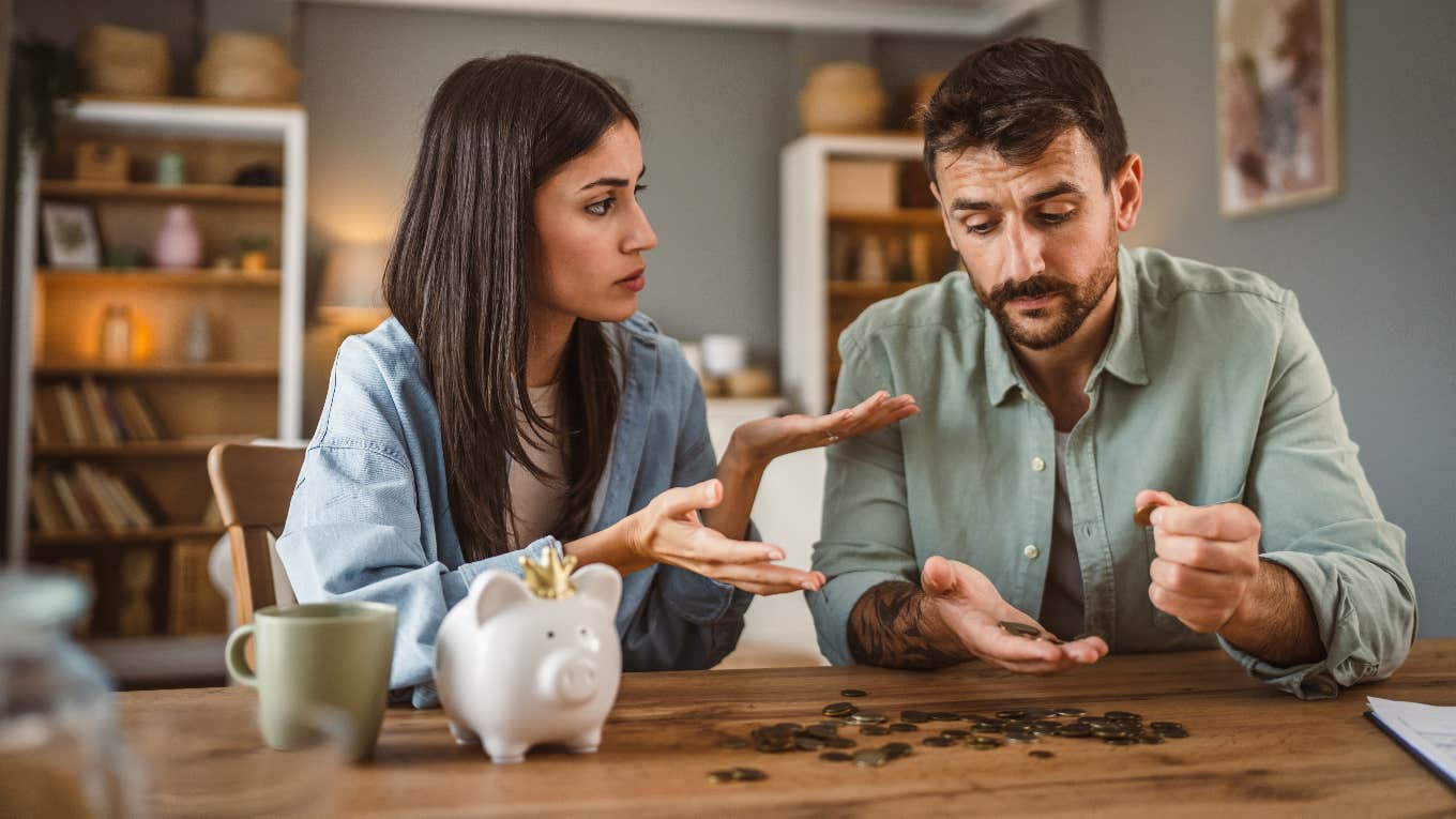 couple struggling money problems penny pinching wont fix