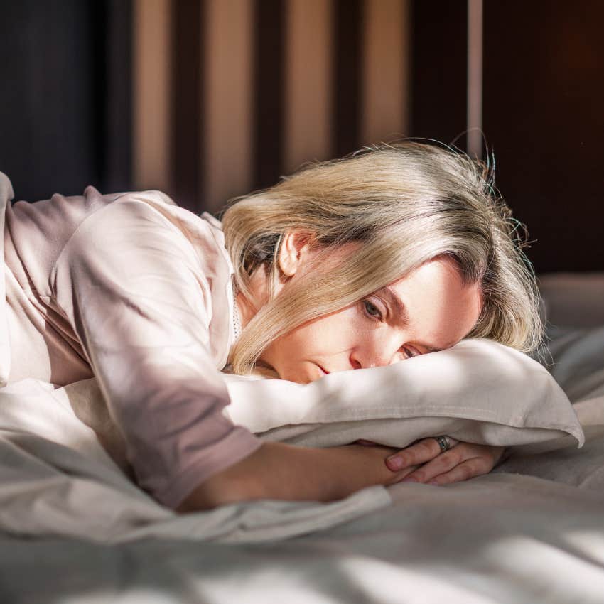 woman alone because of failing relationship