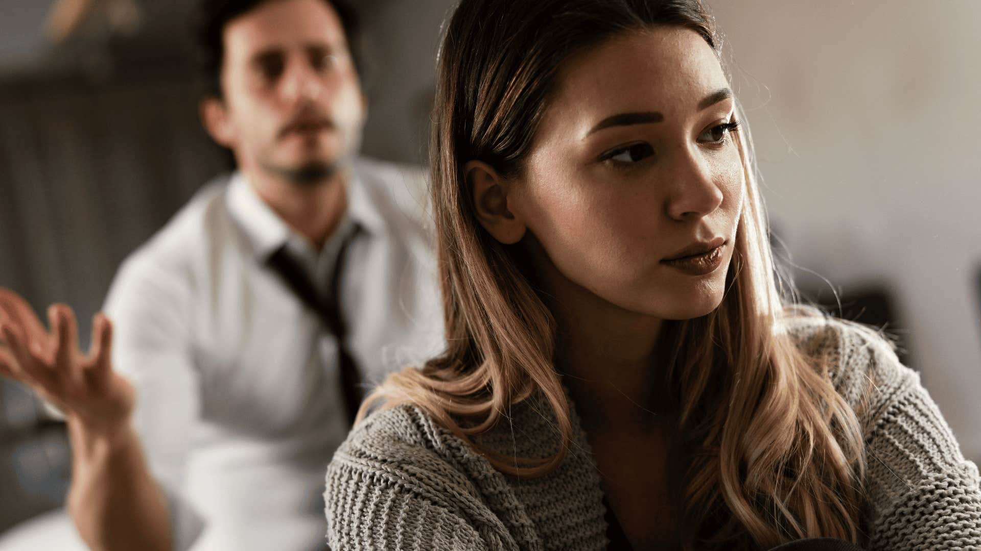 woman with no friends getting defensive 