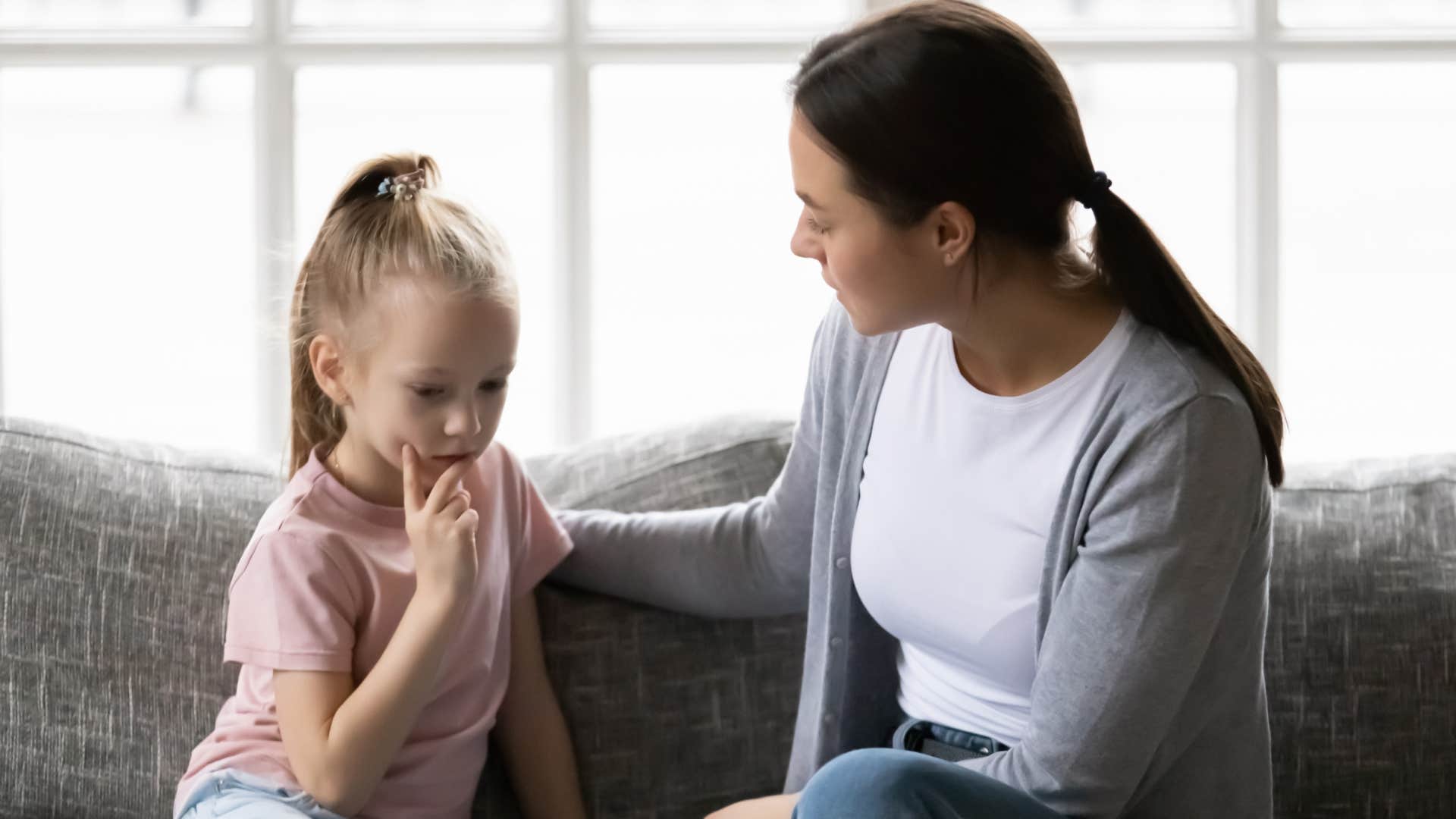 mom telling daughter you break it you fix it