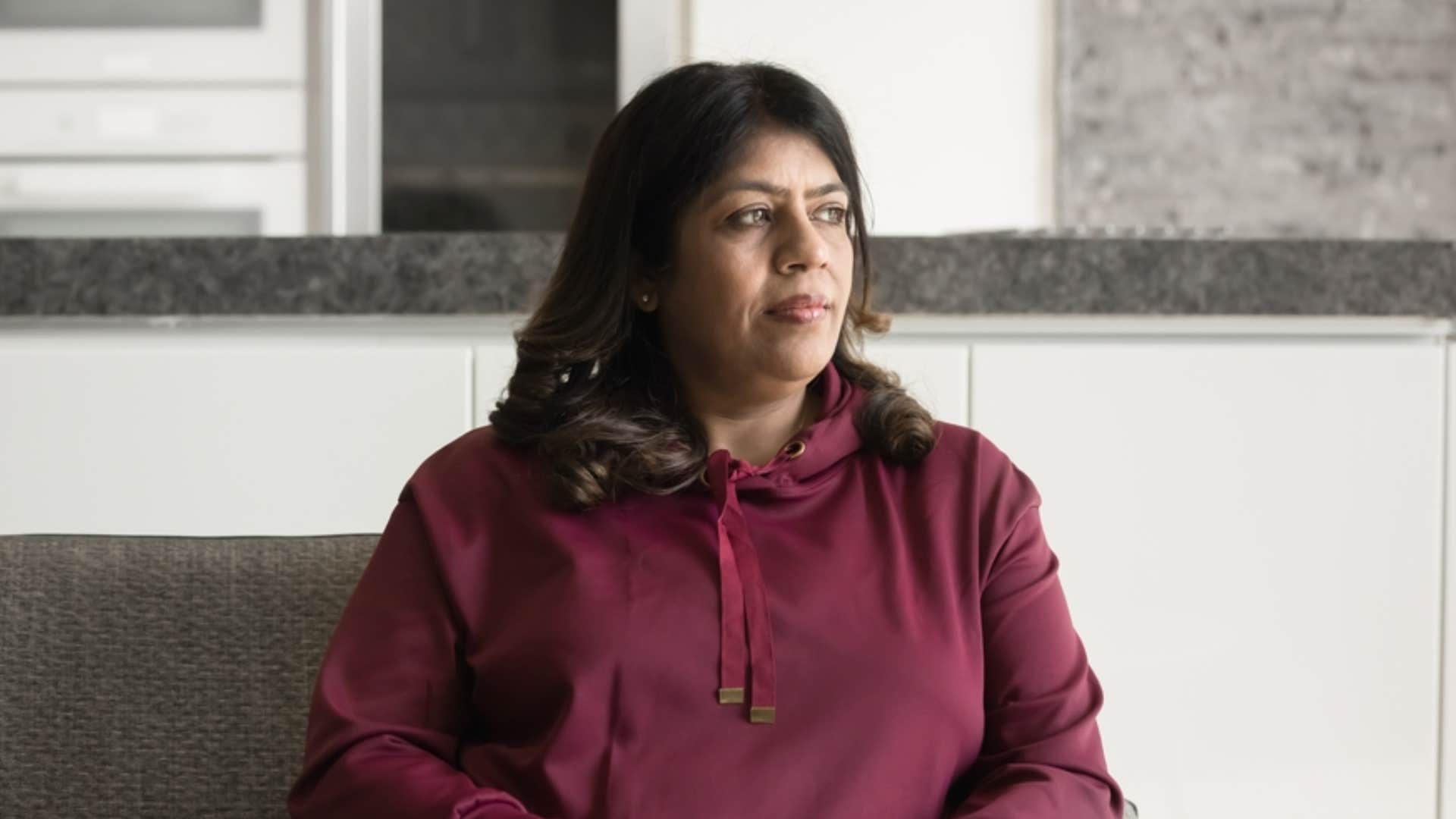 sad distraught woman experiencing grief