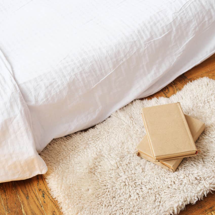 books by bed that give a clue about a person's reality
