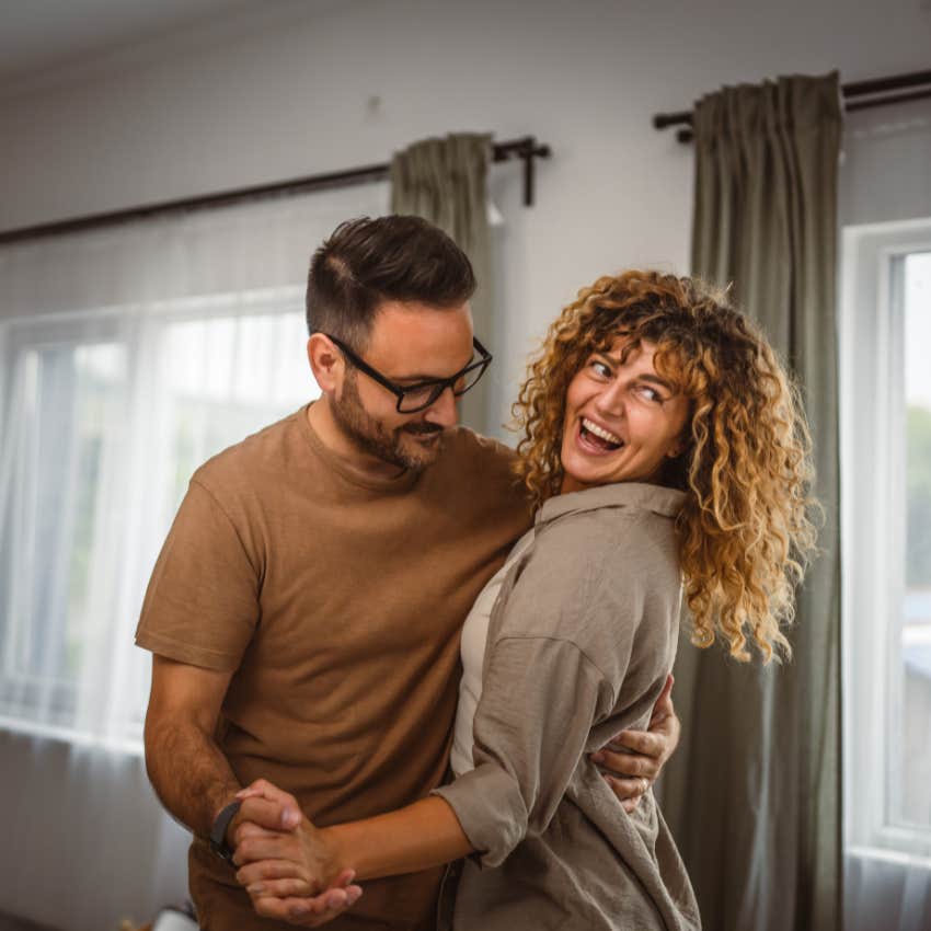 couple who is genuinely compatible dancing 