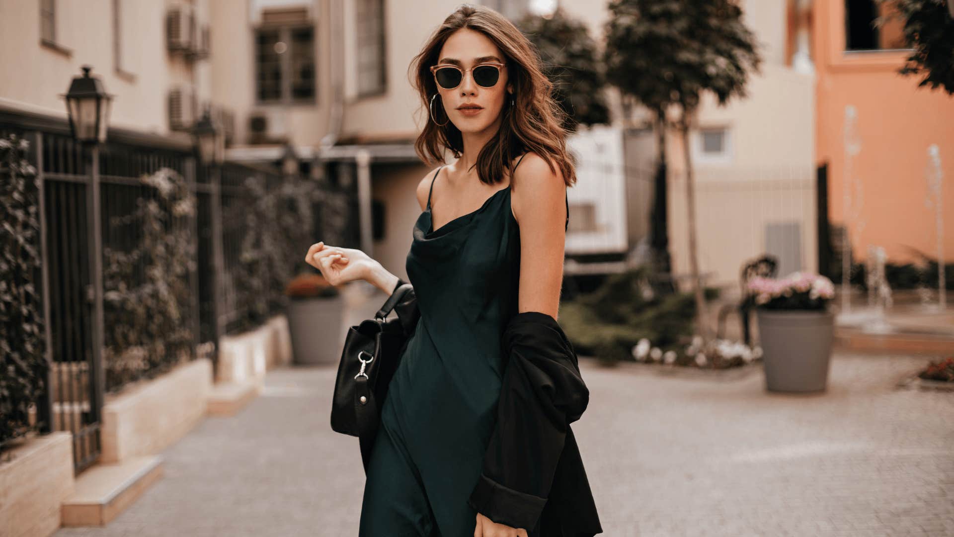 beautiful woman in a dress that makes her unforgettable