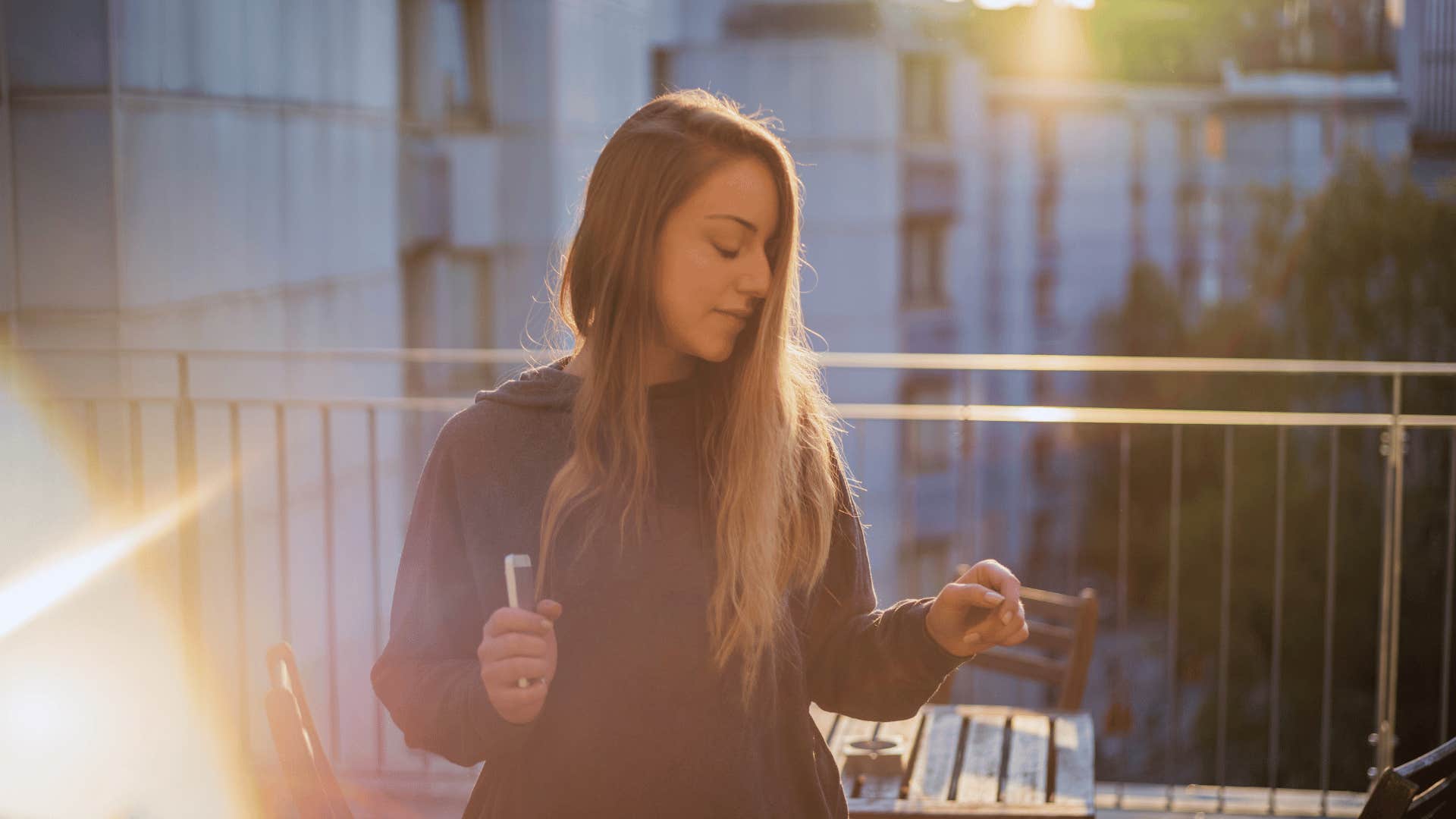 woman spending time alone to foster independence