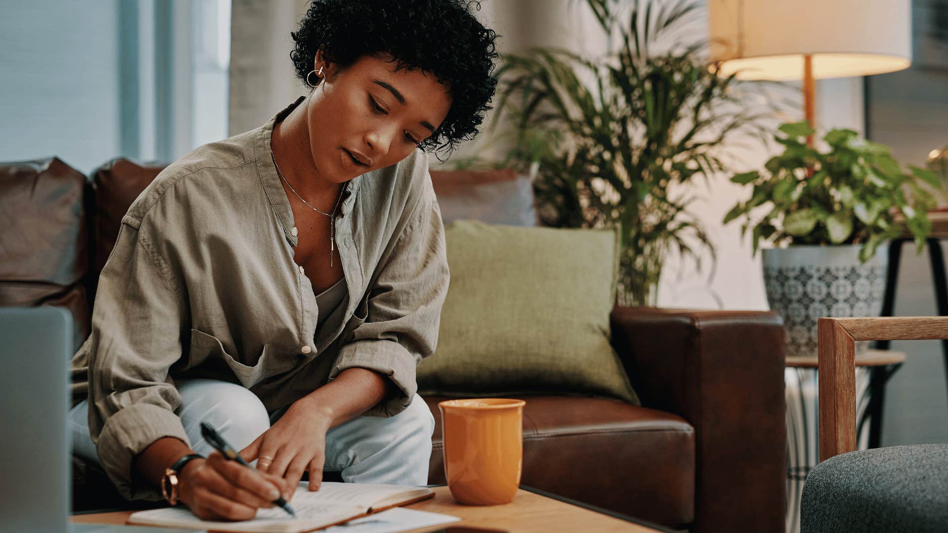 woman enhancing productivity by spending time alone
