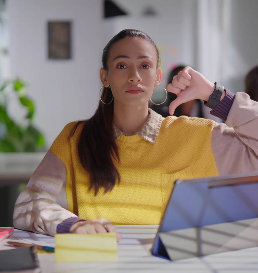 woman rejecting extrinsic motivation behavior people being themselves
