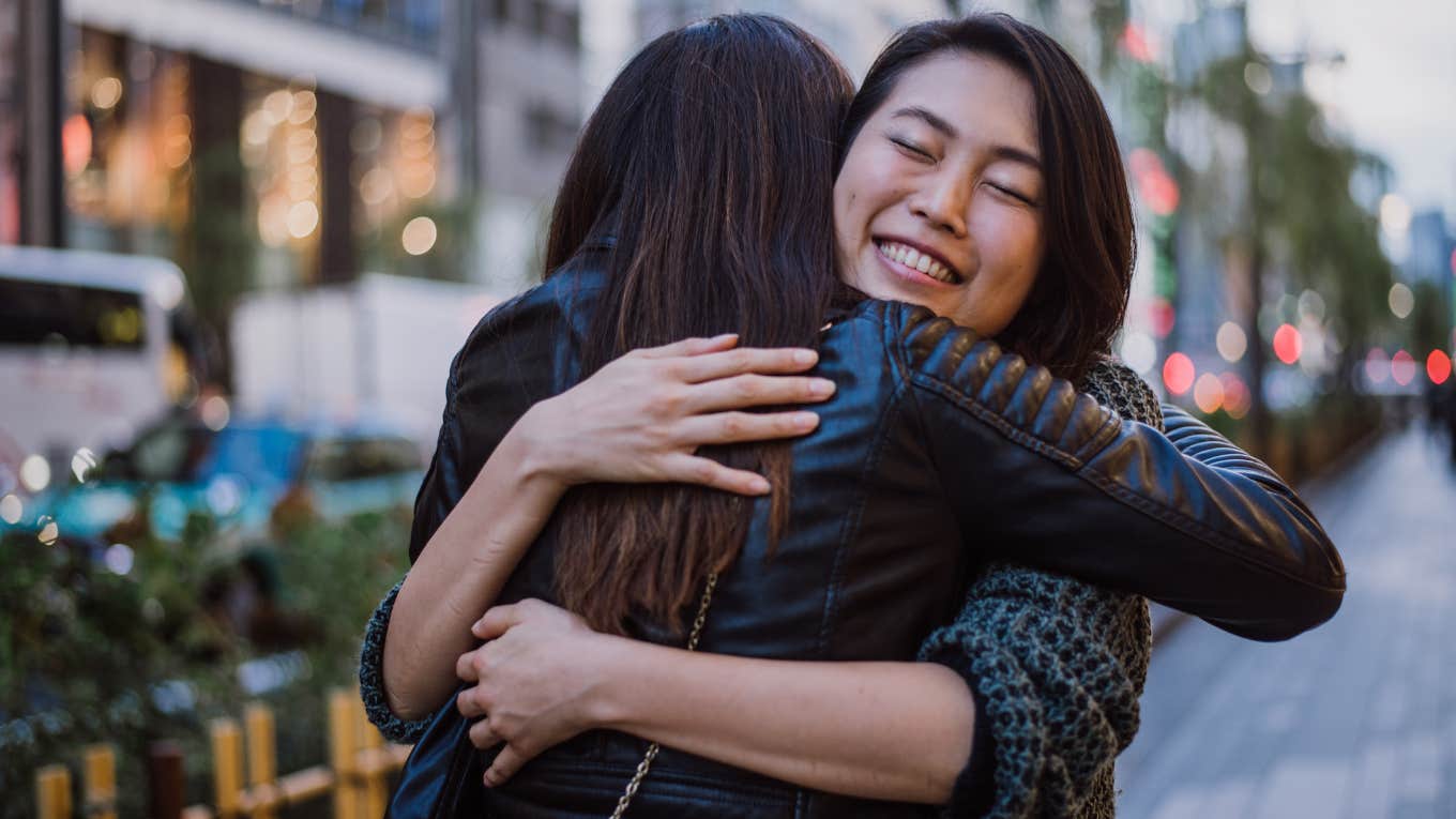 selfless personality traits woman selfless personality traits hugging