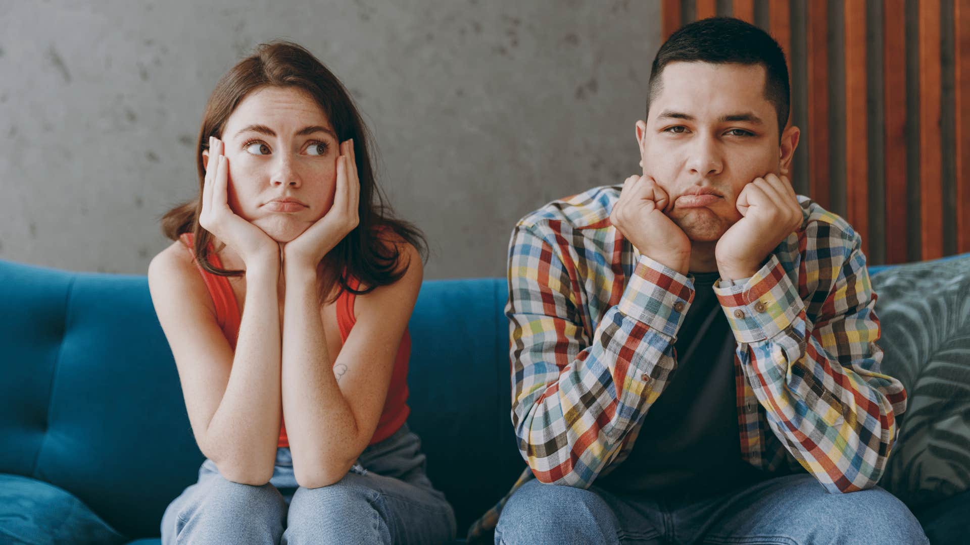 man and woman who are pretty on the outside but ugly on the inside because they never apologize