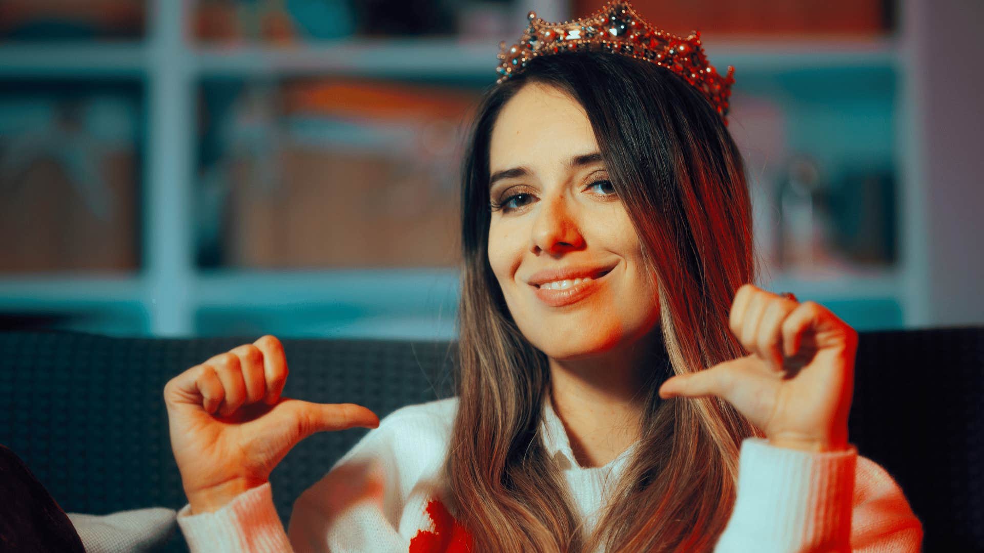 woman who is pretty on the outside but ugly on the inside because she thinks she is better