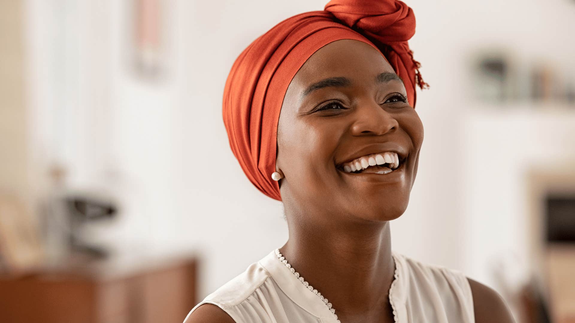smiling woman