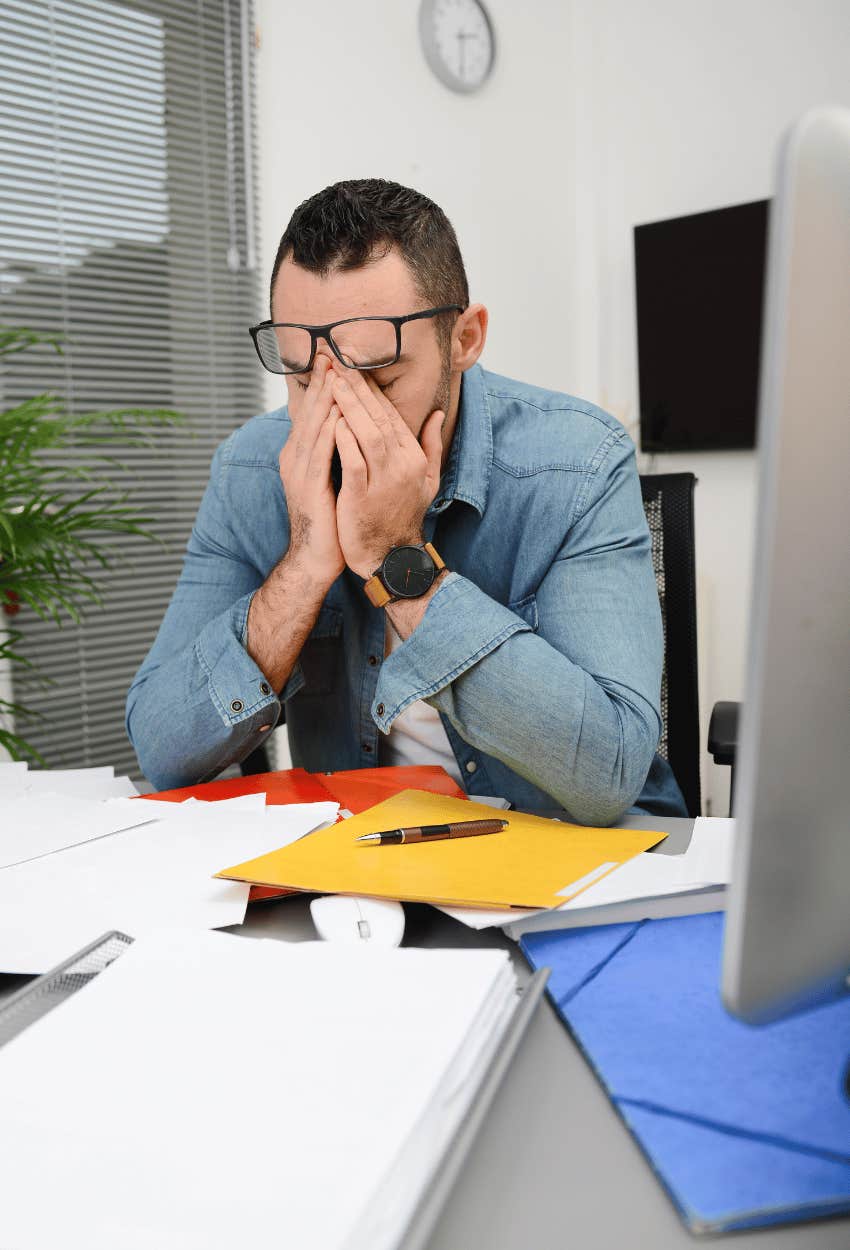 Worker burned out skipping lunch break