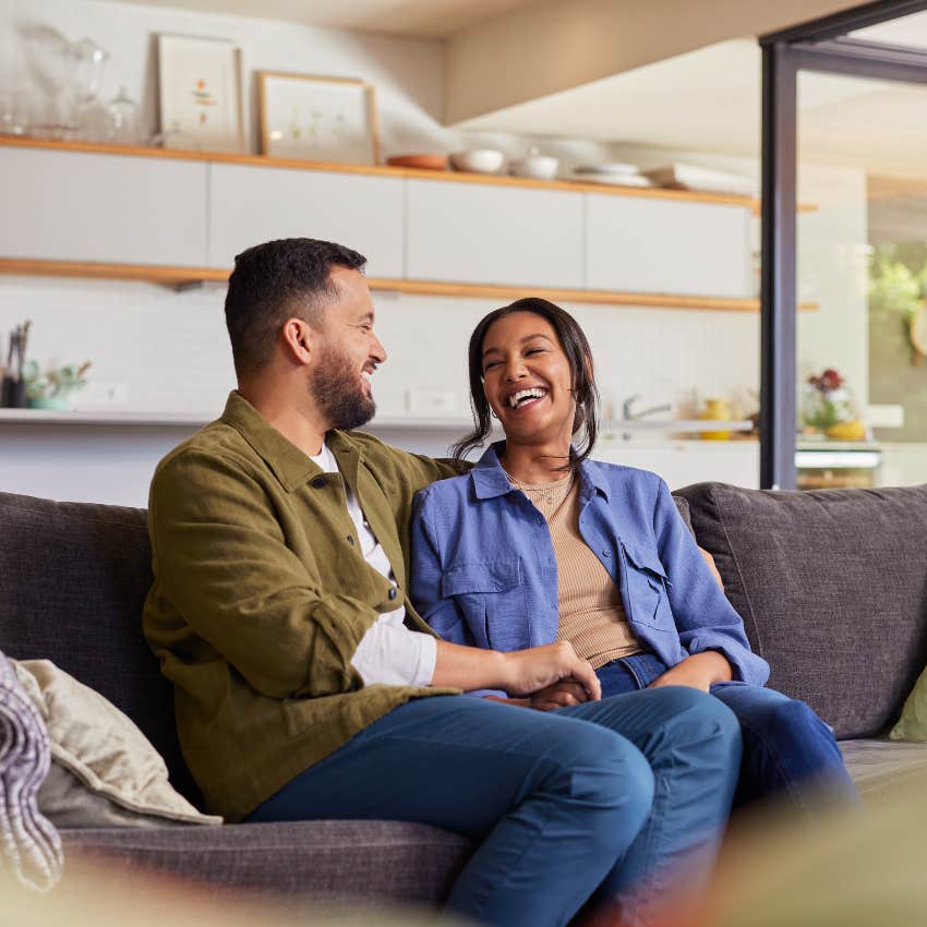 man with smooth behavior talking to woman and winning her over