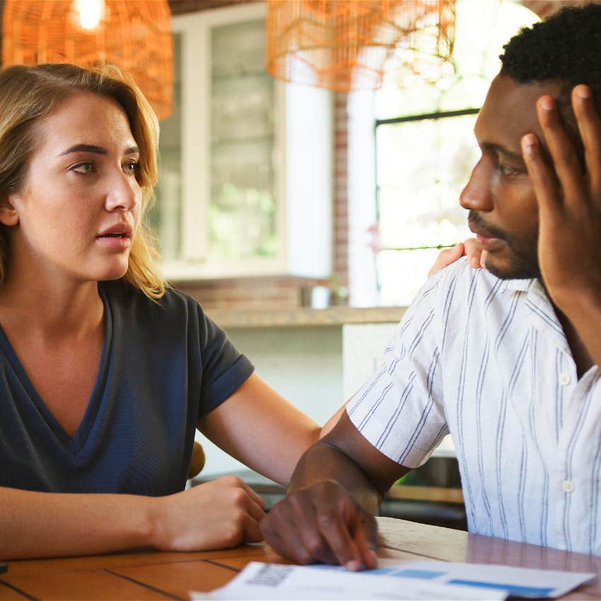 woman having a conversation with an emotionally intelligent man who is a rare breed