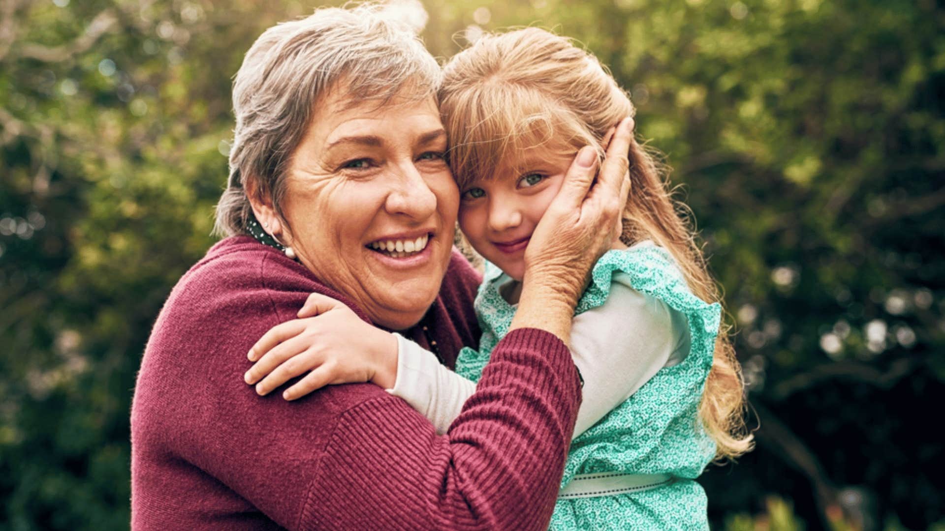 boomer grandma with her grandchild