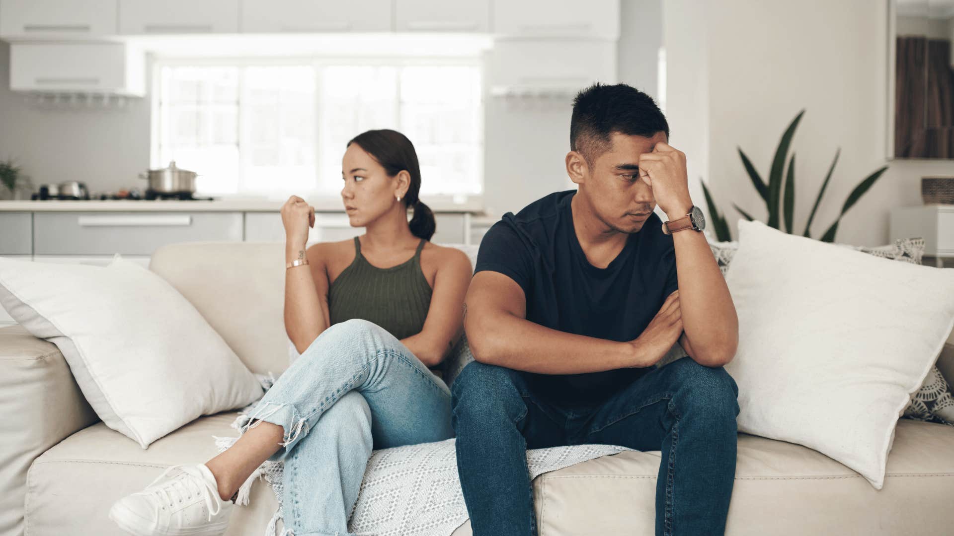 couple whose relationship is incompatible because they avoid certain topics in conversation