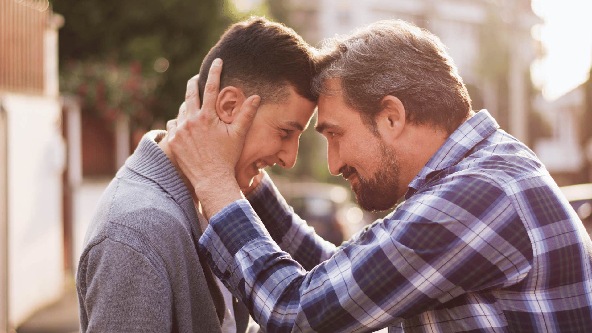 dad who worries about his adult son's mental health