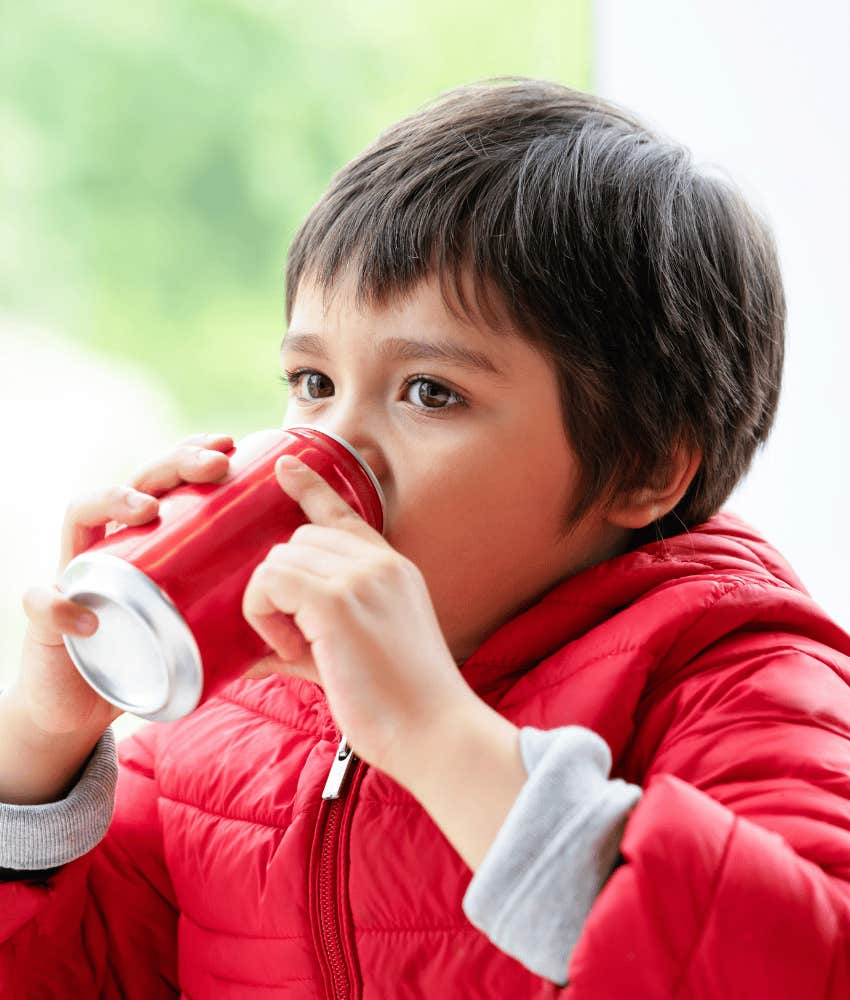 consume sugary drinks things dentist dad never lets kids do