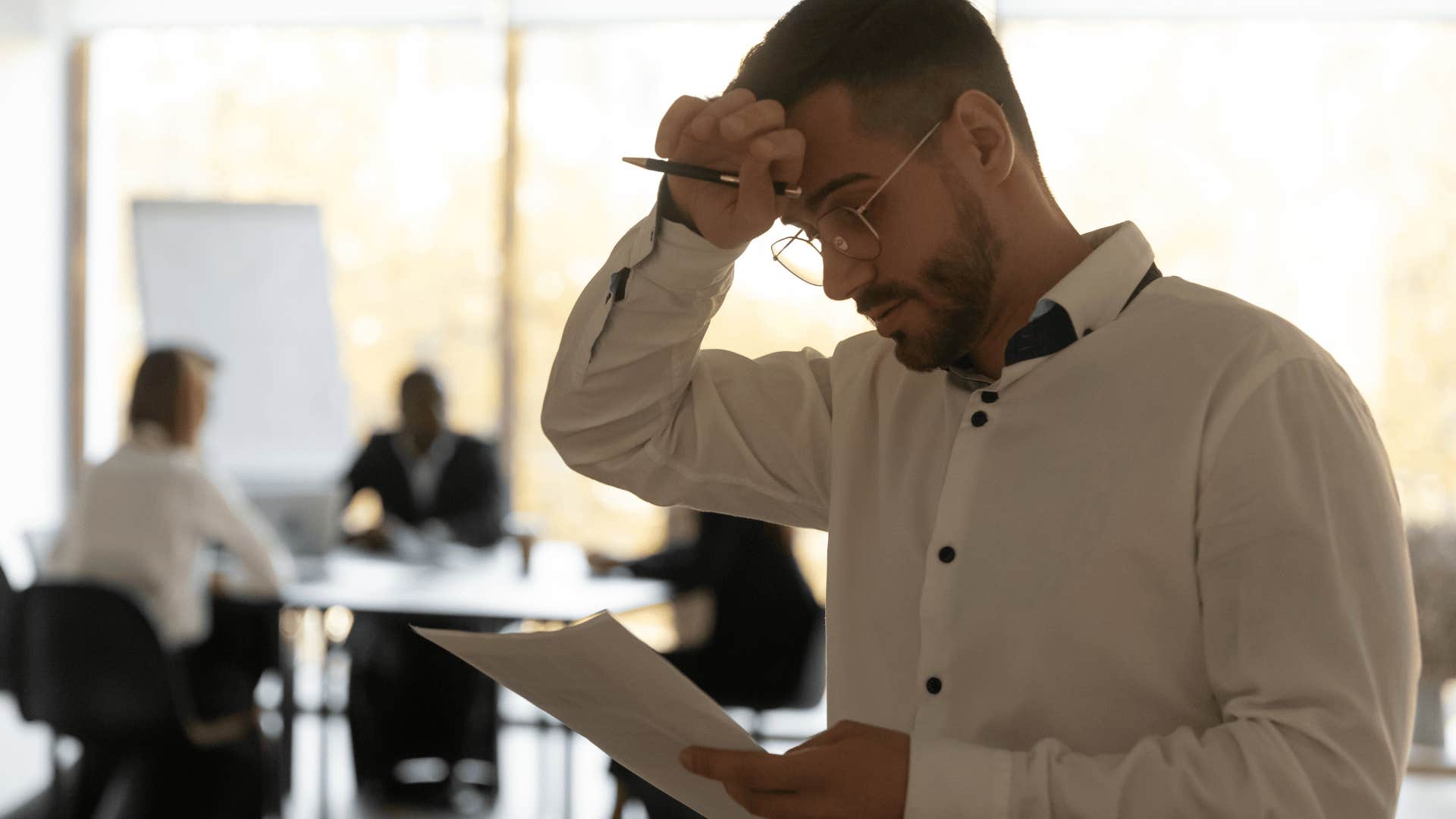 Gen X man who detaches from his personal identity at work