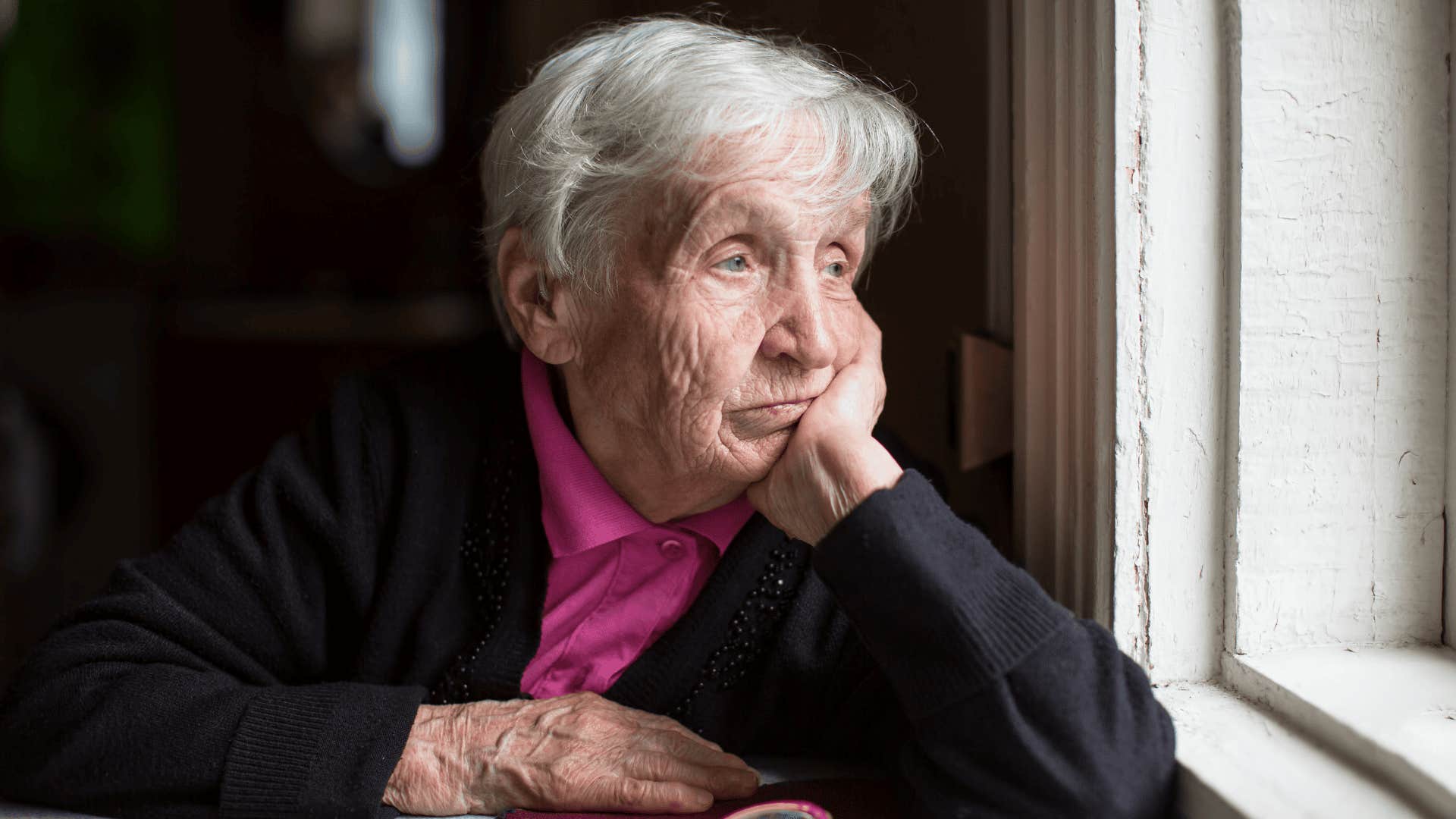 sad older woman who grew up before there was mental health awareness