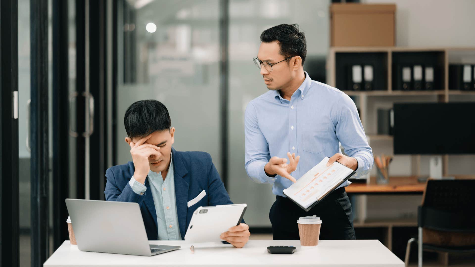 man making mistakes because he's hungry